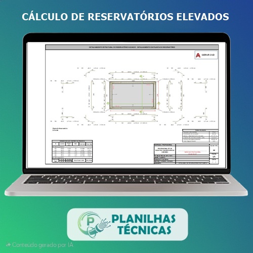 Planilha para Cálculo de Reservatórios Elevados