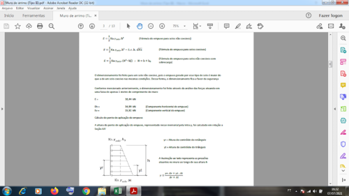 Planilha para Muro de Arrimo Perfil Trapezoidal (Tipo III) - Imagem 5