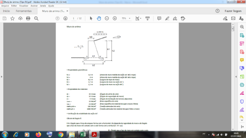 Planilha para Muro de Arrimo Perfil Trapezoidal (Tipo IV) - Imagem 5