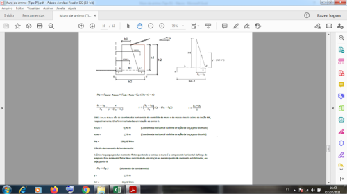 Planilha para Muro de Arrimo Perfil Trapezoidal (Tipo IV) - Imagem 6