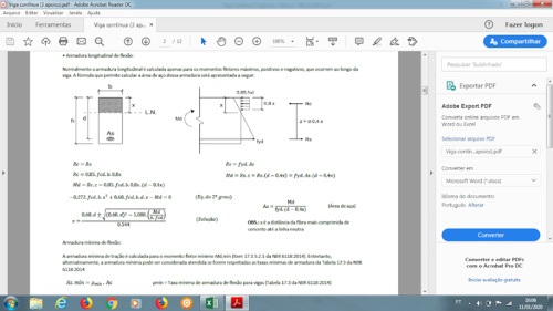 Planilha para Cálculo de Viga Contínua com 3 Apoios - Imagem 5