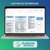 Planilha para Cálculo de Laje Maciça Retangular
