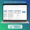 Planilha para Muro de Arrimo Perfil Escalonado (Tipo II)