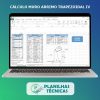 Planilha para Muro de Arrimo Perfil Trapezoidal (Tipo IV)