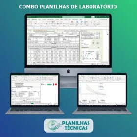 Pacote de Planilhas para Laboratórios de Solo e Concreto (10 Planilhas)