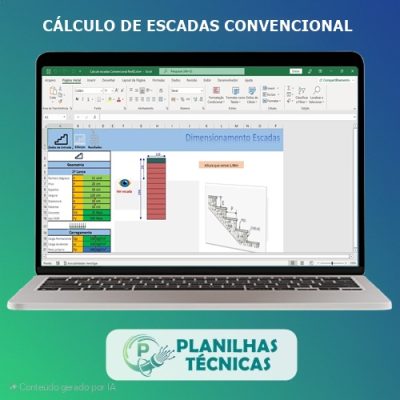 Planilha Cálculo de Escada Convencional