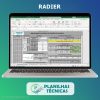 Planilha Cálculo de Radier