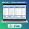 Planilha Cálculo de Tubulações De Esgoto