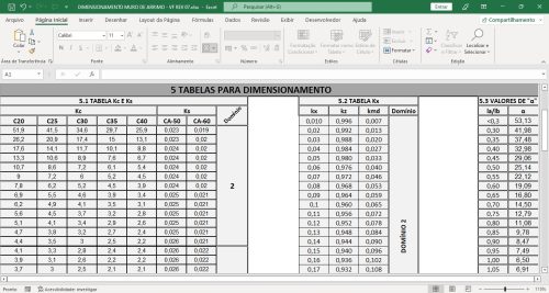 Planilha Dimensionamento de Muro de Flexão - Imagem 9