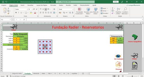 Planilha Radier para Reservatórios e Tanques - Imagem 4