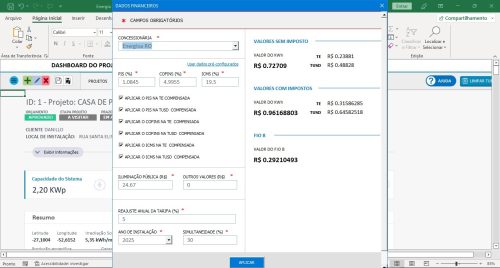 Planilha de Energia Solar - Imagem 9