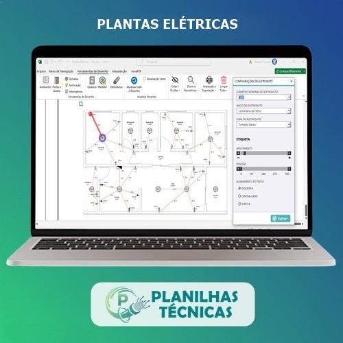 Planilha de Plantas Elétricas Versão 2.0
