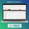 Planilha de Quadro de Cargas Versão 2.0