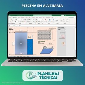 Planilha de Projeto de Piscina em Alvenaria